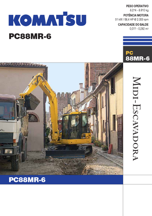 Excavadoras de orugas Komatsu PC88MR-6