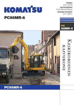 Excavadoras de orugas Komatsu PC88MR-6
