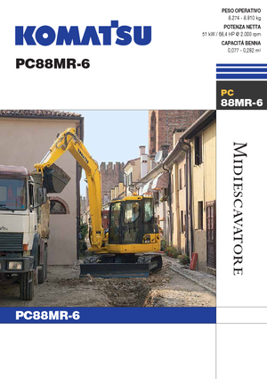 Excavadoras de orugas Komatsu PC88MR-6