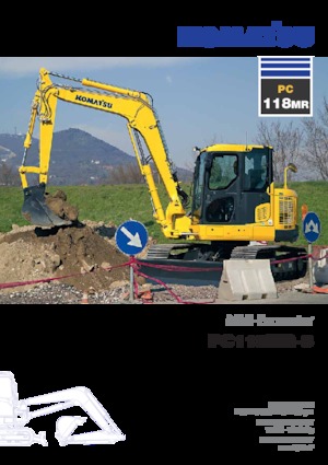 Excavadoras de orugas Komatsu PC118MR-8