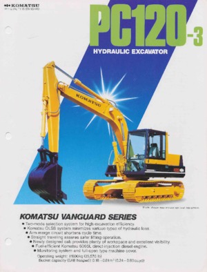 Excavadoras de orugas Komatsu PC120-3