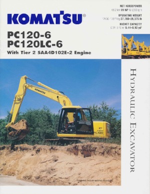 Excavadoras de orugas Komatsu PC120-6