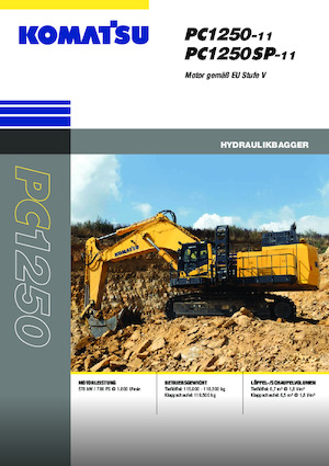 Excavadoras de orugas Komatsu PC1250-11E0
