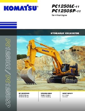 Excavadoras de orugas Komatsu PC1250SP-11