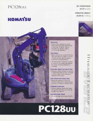 Excavadoras de orugas Komatsu PC128UU