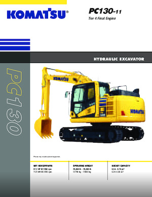 Excavadoras de orugas Komatsu PC130-11