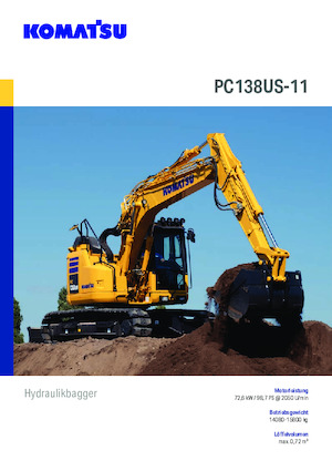 Excavadoras de orugas Komatsu PC138US-11E0