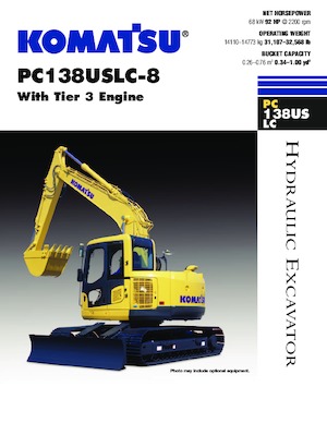 Excavadoras de orugas Komatsu PC138USLC-8