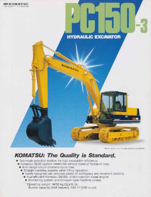 Excavadoras de orugas Komatsu PC150-3