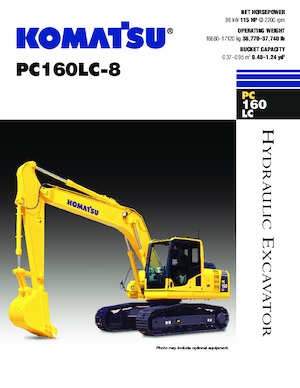 Excavadoras de orugas Komatsu PC160LC-8