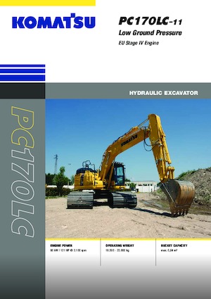 Excavadoras de orugas Komatsu PC170LC-11 LGP