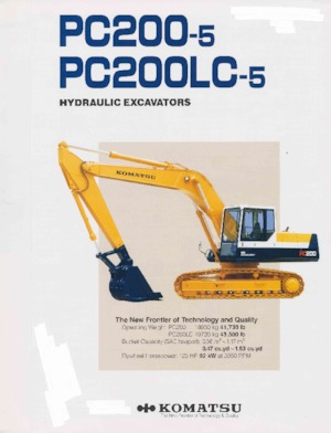 Excavadoras de orugas Komatsu PC200-5