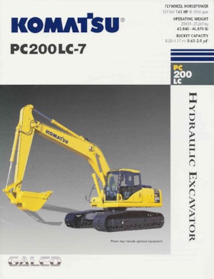 Excavadoras de orugas Komatsu PC200LC-7