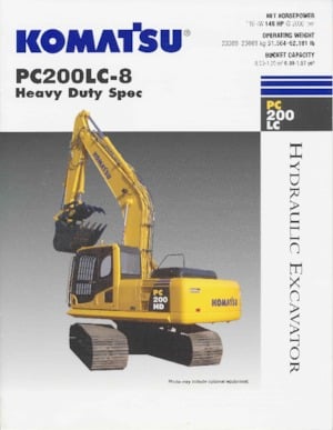 Excavadoras de orugas Komatsu PC200-8