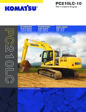 Excavadoras de orugas Komatsu PC210LC-10