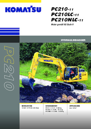 Excavadoras de orugas Komatsu PC210NLC-11E0