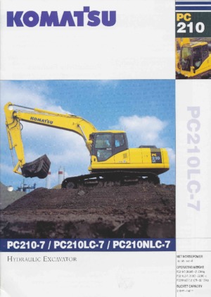 Excavadoras de orugas Komatsu PC210NLC-7