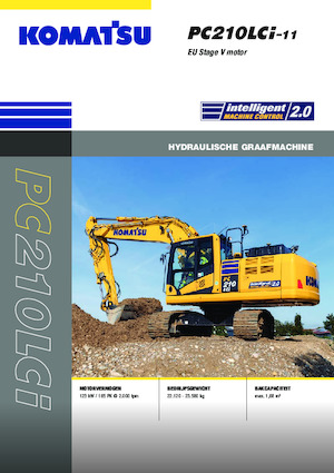 Excavadoras de orugas Komatsu PC210LCi-11E0