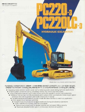Excavadoras de orugas Komatsu PC220-3