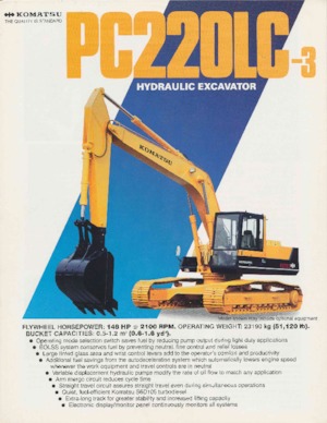 Excavadoras de orugas Komatsu PC220LC-3