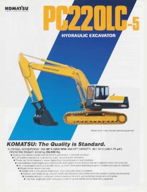 Excavadoras de orugas Komatsu PC220-5