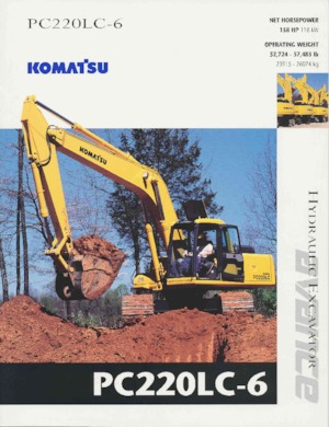 Excavadoras de orugas Komatsu PC220LC-6