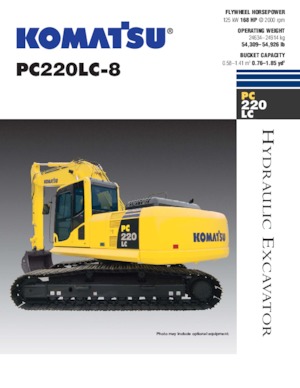Excavadoras de orugas Komatsu PC220-8
