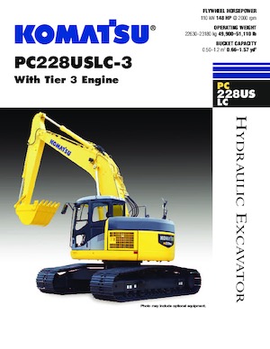 Excavadoras de orugas Komatsu PC228US-LC-3