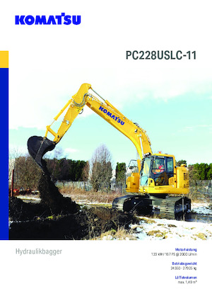Excavadoras de orugas Komatsu PC228USLC-11E0
