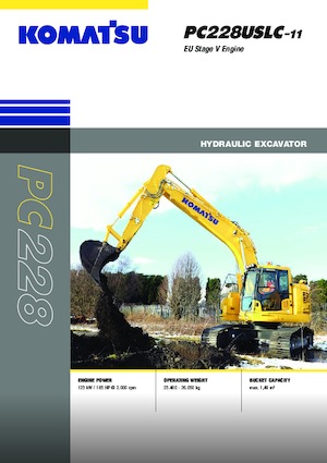 Excavadoras de orugas Komatsu PC228USLC-11E0