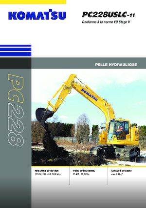 Excavadoras de orugas Komatsu PC228USLC-11E0