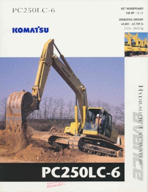 Excavadoras de orugas Komatsu PC250LC-6