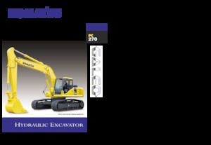 Excavadoras de orugas Komatsu PC270-7