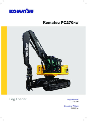 Excavadoras de orugas Komatsu PC270HW