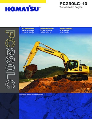 Excavadoras de orugas Komatsu PC290LC-10
