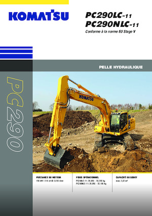 Excavadoras de orugas Komatsu PC290NLC-11E0