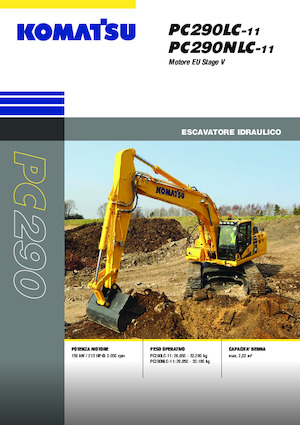 Excavadoras de orugas Komatsu PC290NLC-11E0