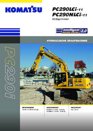 Excavadoras de orugas Komatsu PC290NLCi-11E0