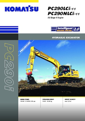 Excavadoras de orugas Komatsu PC290NLCi-11E0