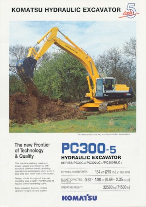 Excavadoras de orugas Komatsu PC300-5