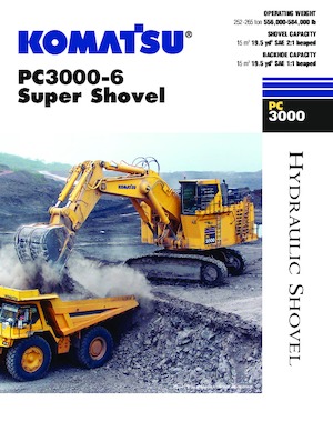Excavadoras de orugas Komatsu PC3000-6