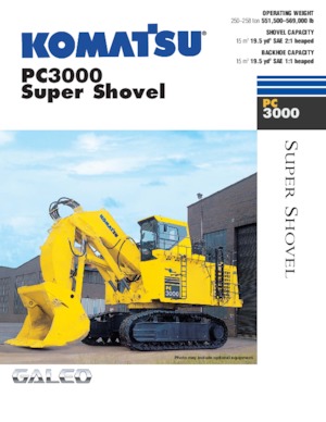 Excavadoras de orugas Komatsu PC3000