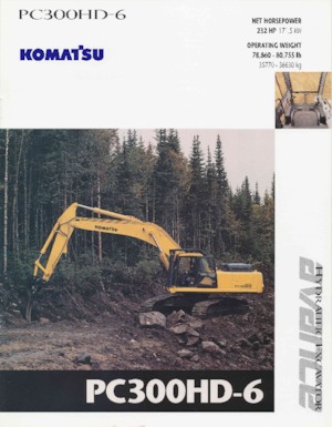 Excavadoras de orugas Komatsu PC300HD-6
