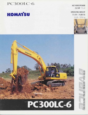 Excavadoras de orugas Komatsu PC300LC-6