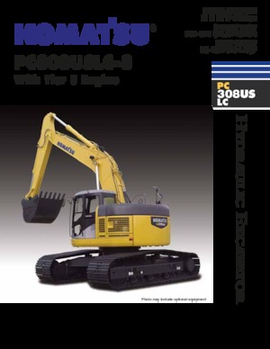 Excavadoras de orugas Komatsu PC308US-LC-3