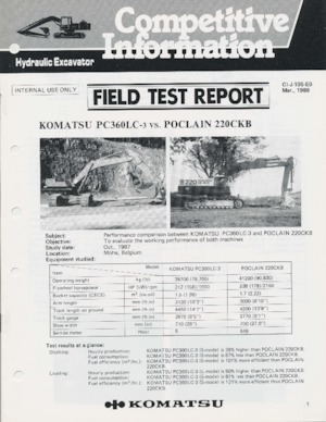 Excavadoras de orugas Komatsu PC360LC-3
