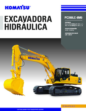 Excavadoras de orugas Komatsu PC390LC-8M0