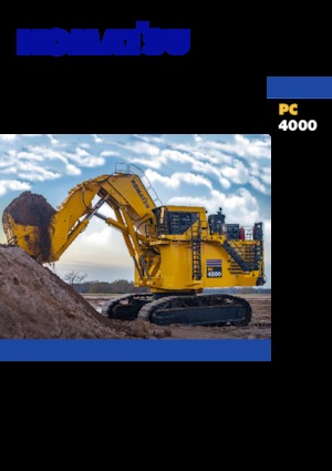 Excavadoras de orugas Komatsu PC4000-11