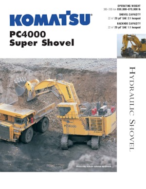 Excavadoras de orugas Komatsu PC4000