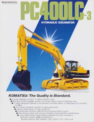 Excavadoras de orugas Komatsu PC400LC-3